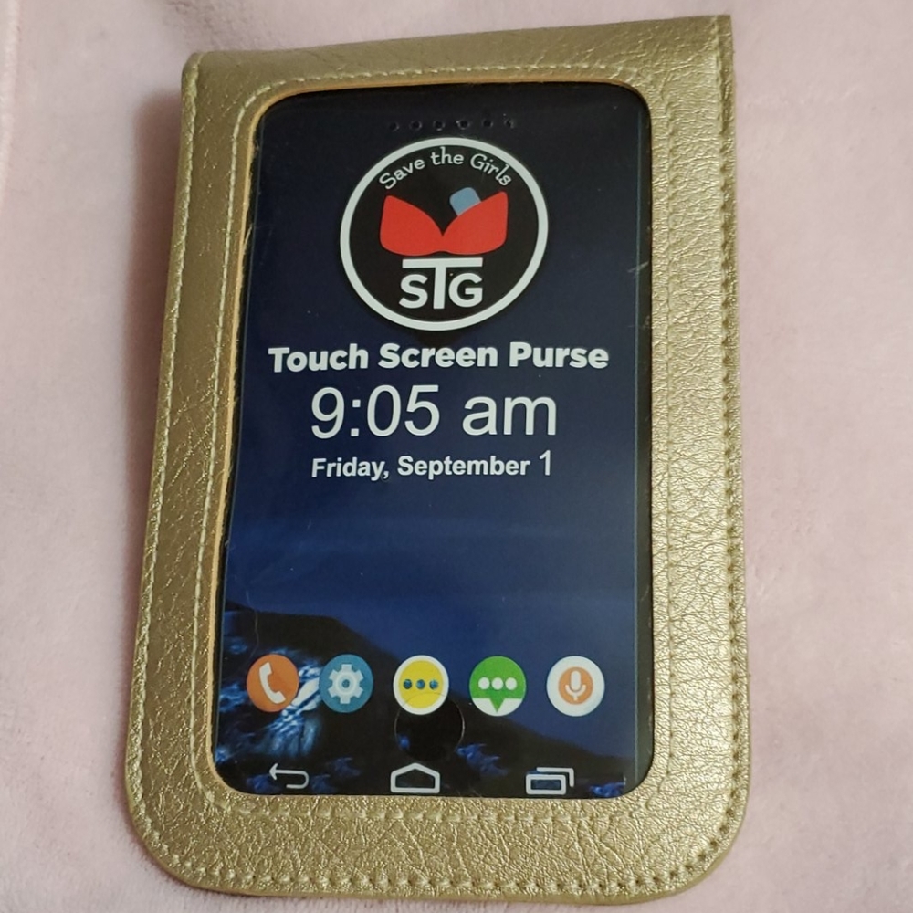 Save The Girls Touch Screen Purse